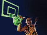 Mini košarkarski koš SKLZ Pro Mini Hoop Midnight - sveti v temi - slika 4