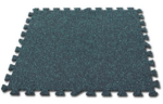 Gumena talna obloga 7mm 1x1m puzzle zeleni EPDM - slika 6