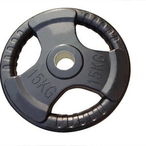 Olimpijski gumirani disk 15 kg ø51mm za profesionalno vadbo