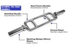 Olimpijska Triceps Palica 90cm - Profesionalna za Trening Rok - slika 5