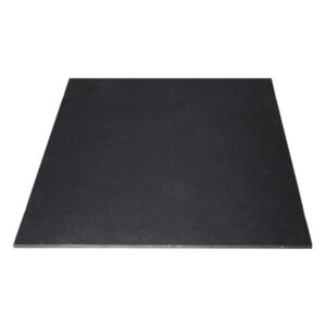 15 mm, GUMIJASTA KVADRATNA PLOŠČA 1 x 1 m, ČRNA