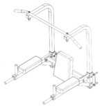 Wall Mount Chin Dip - zidno chin dip vratilo - slika 3