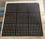14mm, OPEN TOP GUMENA PODNA OBLOGA, KVADRATNA PLOČA 90X90cm, ČRNA - slika 4