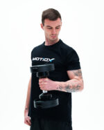 Nastavljiva utež 2-32 kg MOTIOX - Črna - adjustable dumbbell - slika 5