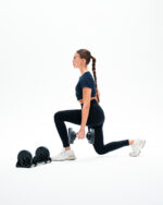 Nastavljiva enoročna utež 2 - 16 kg MOTIOX - Adjustable Dumbbell - ČRNA - slika 3
