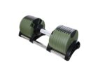 Nastavljiva enoročna utež 2–32 kg MOTIOX - Zelena - adjustable dumbbell - slika 2