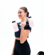 Nastavljiva utež 2-16 kg MOTIOX - Roza - Adjustable dumbbell - slika 7