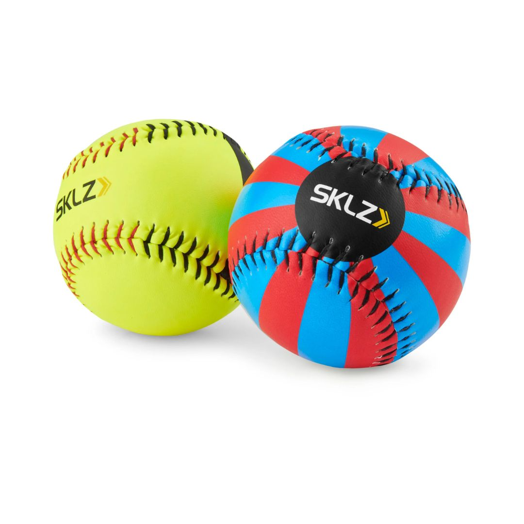 SKLZ-Spin-Vision SKLZ Spin Vision Softball | Set 2 edukativne žoge za rotaciju - RUMENA - slika 1