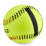 SKLZ Spin Vision Softball | Set 2 edukativne žoge za rotaciju - RUMENA - slika 3