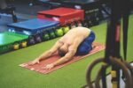 YogaSearcher Rubber Yoga Mat – 5mm – vadbena blazina za jogu – Terracotta (rdeča) - slika 10