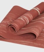 YogaSearcher Rubber Yoga Mat – 5mm – vadbena blazina za jogu – Terracotta (rdeča) - slika 4