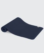 YogaSearcher Yoga Mat Alignement – 5mm – vadbena blazina za jogu – Navy (modra) - slika 5