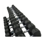 Komplet hex. enoročne uteži 2,5-40 kg / 16 pari