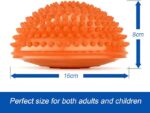 MASAŽNA JEŽ POLUŽOGA - SPIKY MASSAGE HALF BALL - slika 2