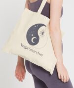 YogaSearcher TOTE BAG - Moon - bombažna torba - slika 2