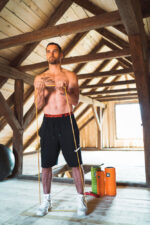 Elastika za trening SKLZ Pro Bands Medium - rdeča - slika 8