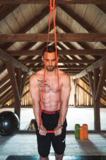 Elastika za trening SKLZ Pro Bands Medium - rdeča - slika 15