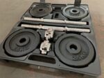 Enoročne uteži 2x10kg SET v PVC kovčku - nastavljive - slika 6