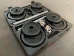 Enoročne uteži 2x10kg SET v PVC kovčku - nastavljive - slika 4