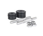 Enoročne uteži 2x10kg SET v PVC kovčku - nastavljive - slika 8