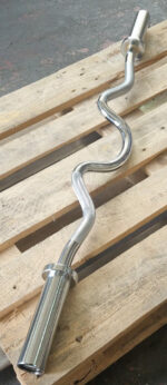 Olimpijska EZ Super Curl Palica 120cm Krom 50mm Premer - slika 4